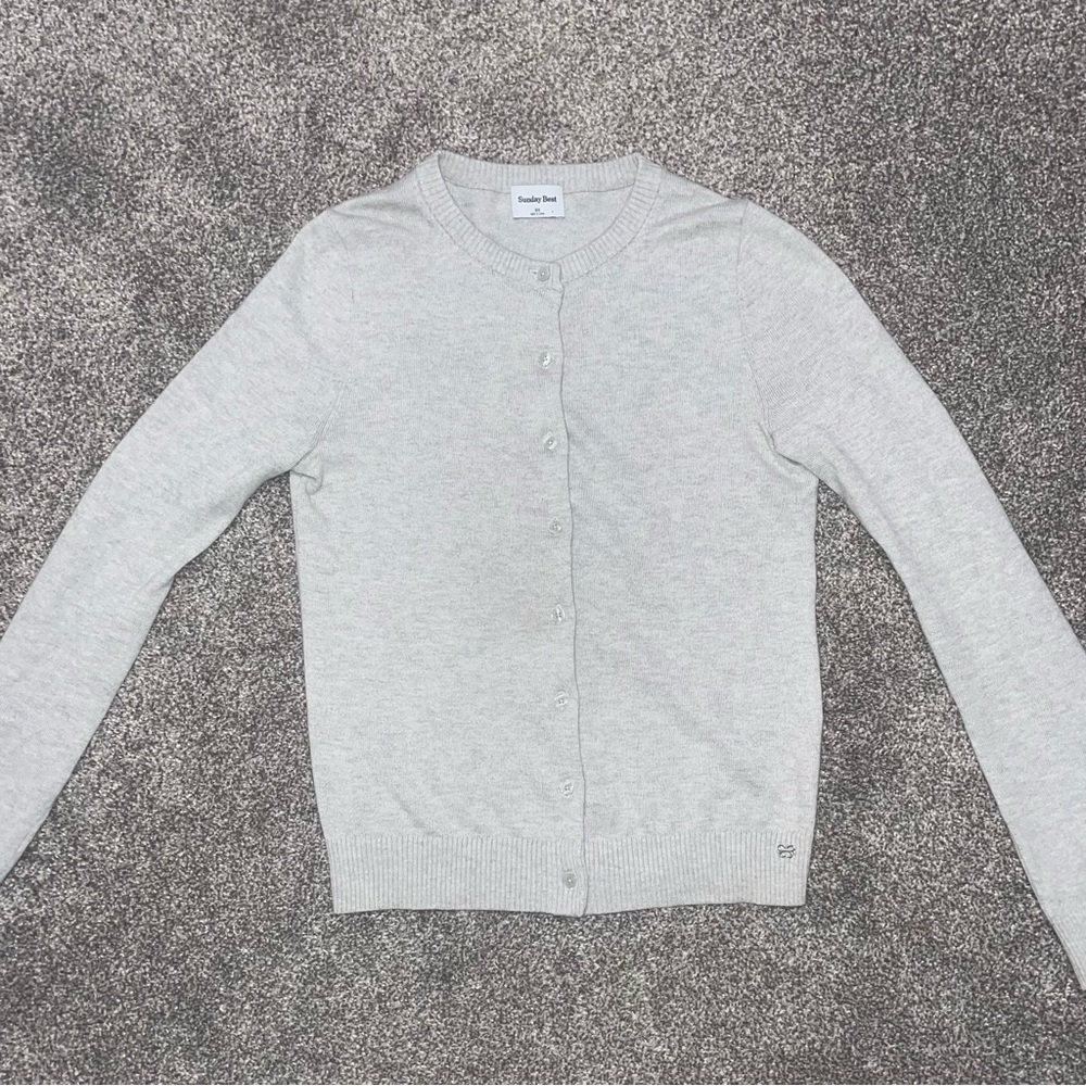 Grey Sunday Best Biscotti Cardigan